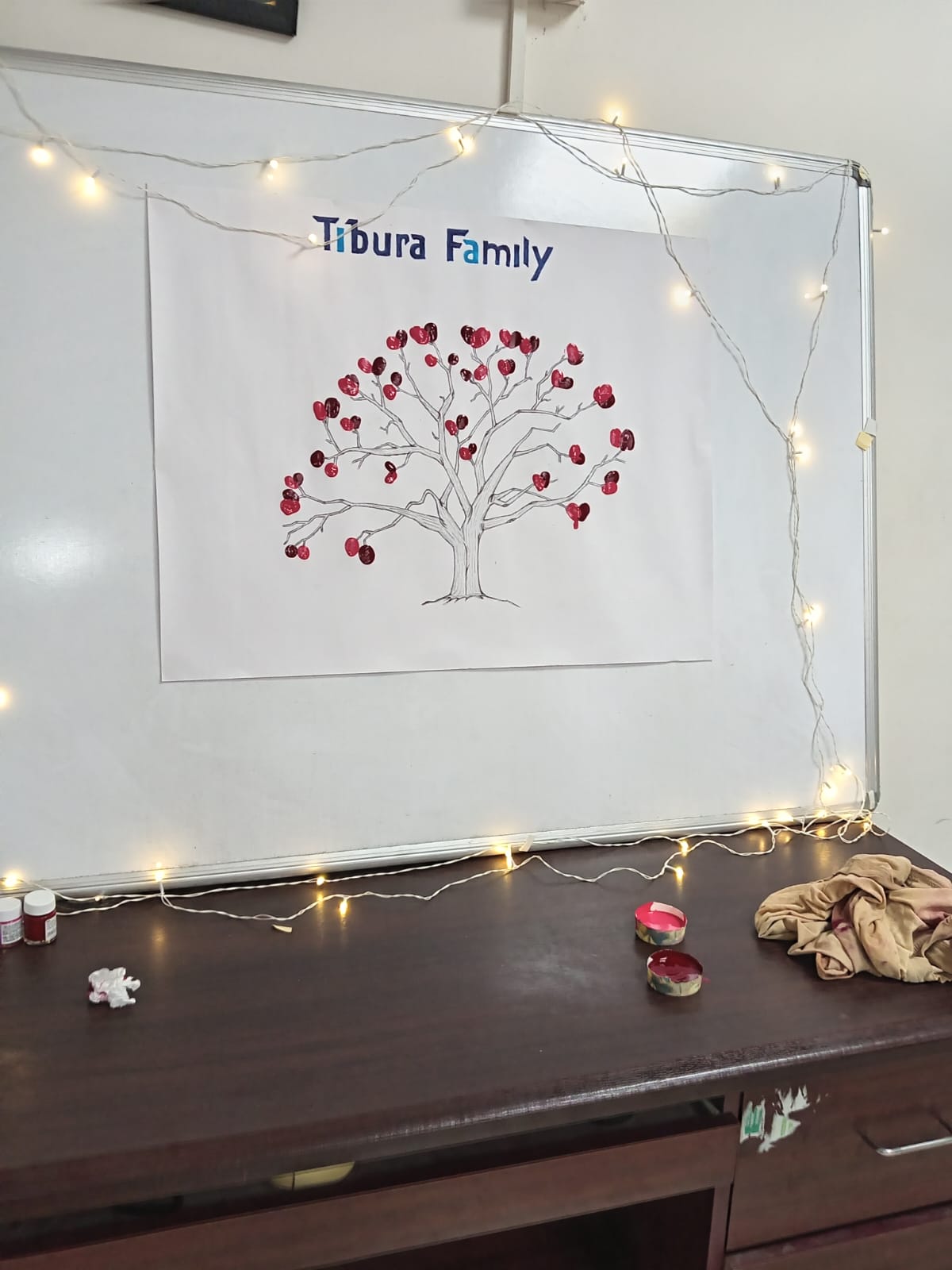 Tibura Family celebration wall